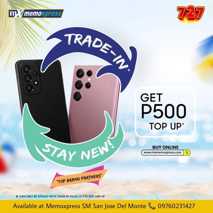 Phone trade-in values